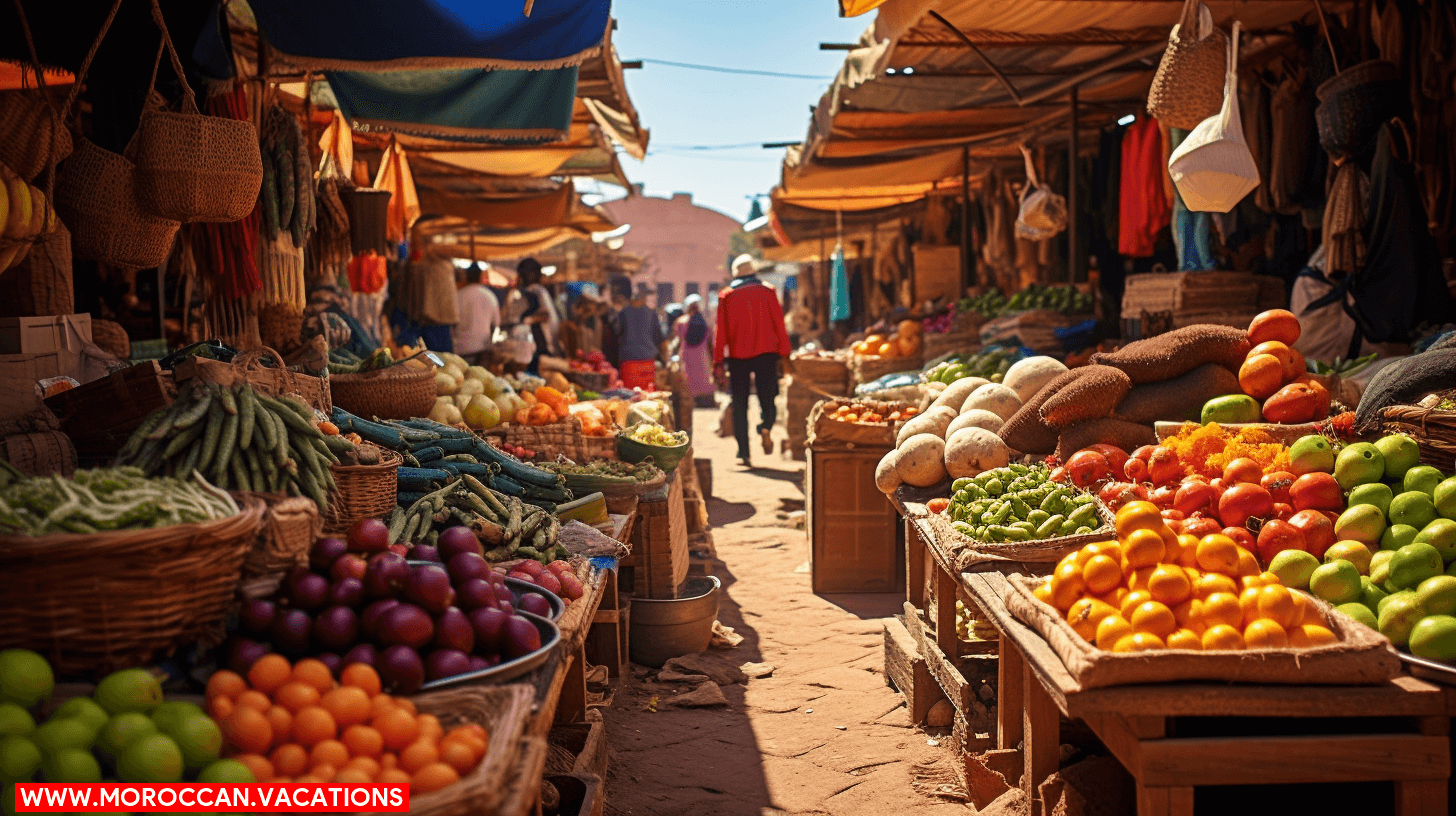 Explore the vibrant and diverse organic food markets of Marrakesh, offering a feast for the senses with fresh, locally sourced produce, traditional flavors, and a unique cultural experience.