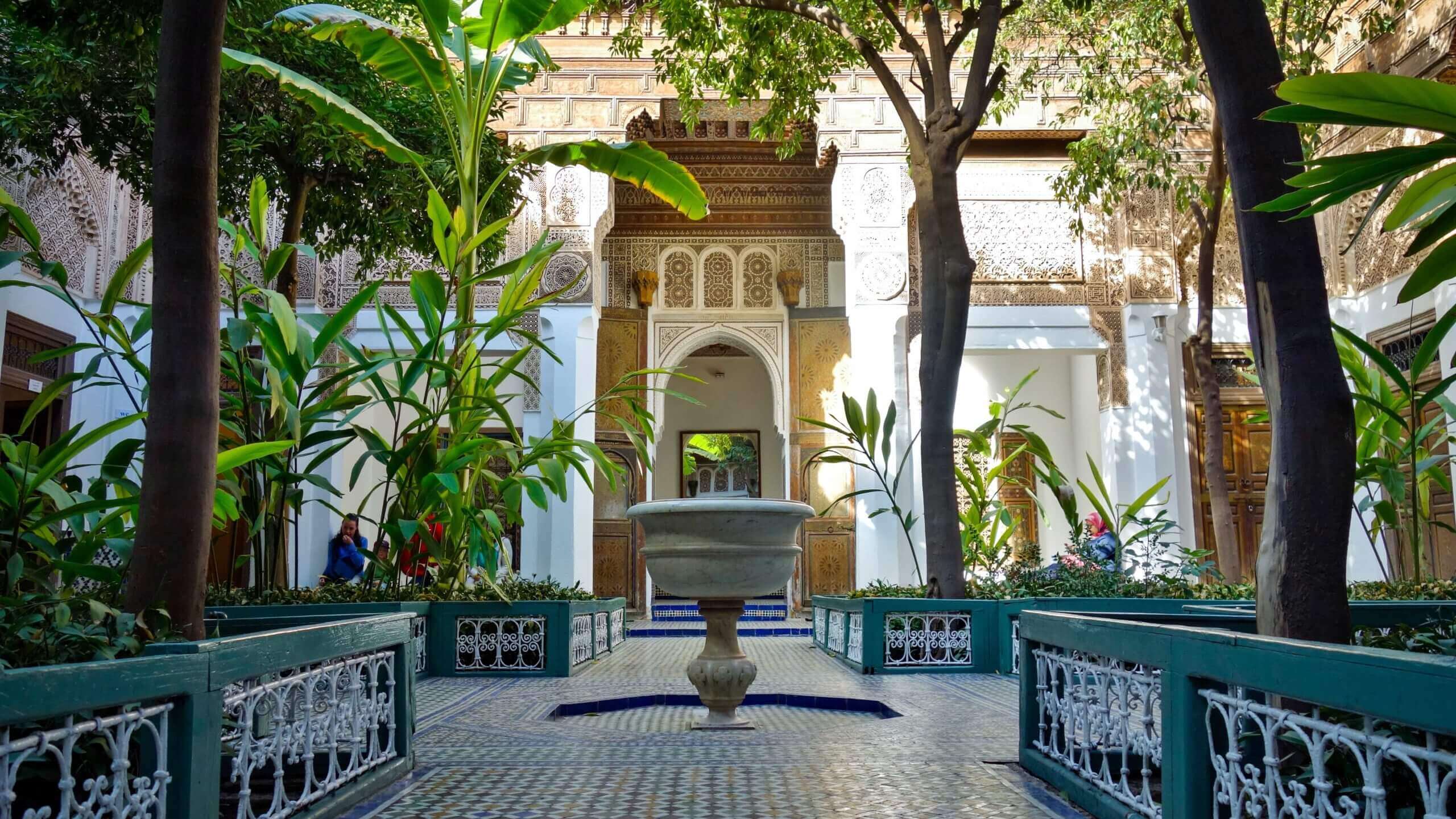 Serene corners and architectural wonders at Bahia Palace through our captivating imagery.