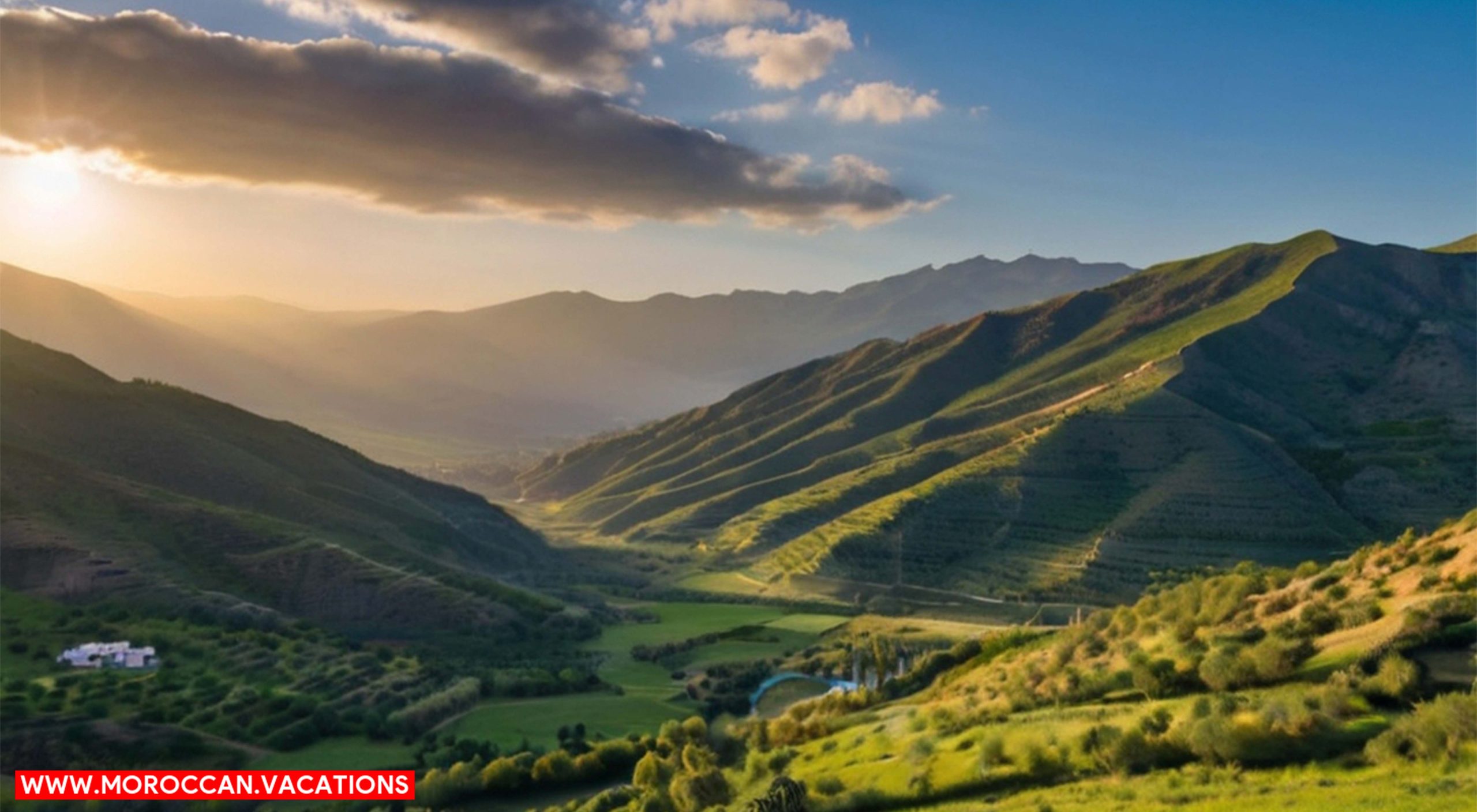 Riff mountains in morocco.