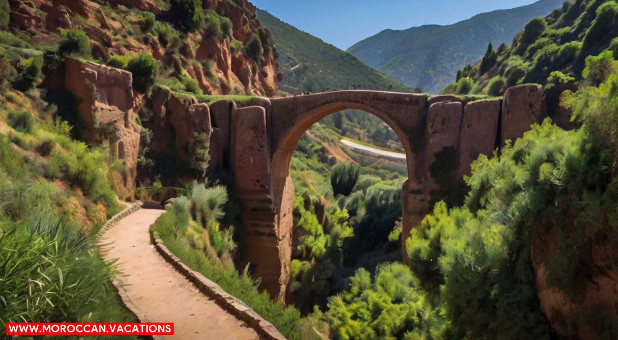 Breathtaking view of God's Bridge.